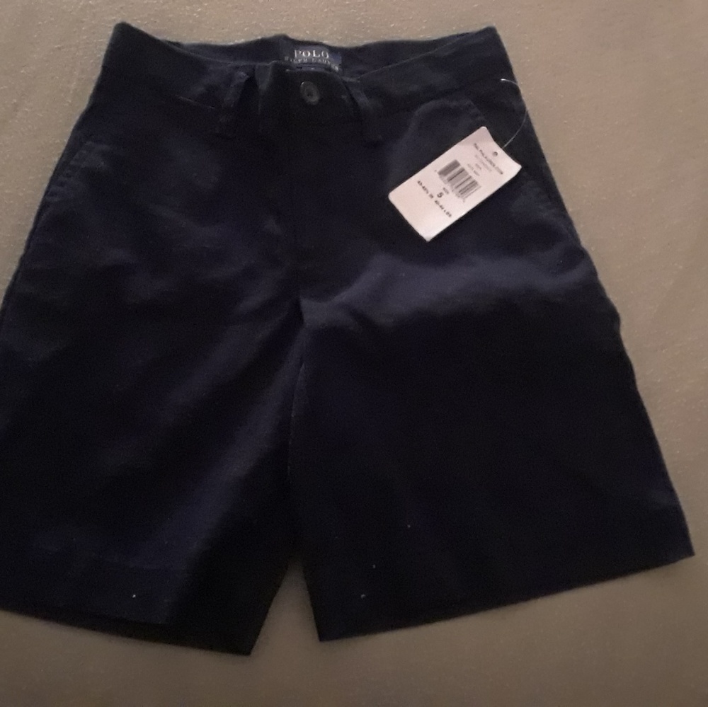 Navy Blue Polo Shorts